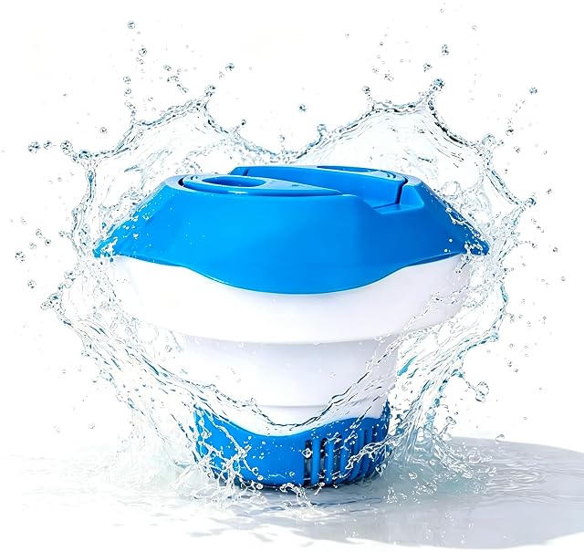 Dispensador flotante de cloro FUDUOXIAO de siete pulgadas en polipropileno con cuerpo extensible