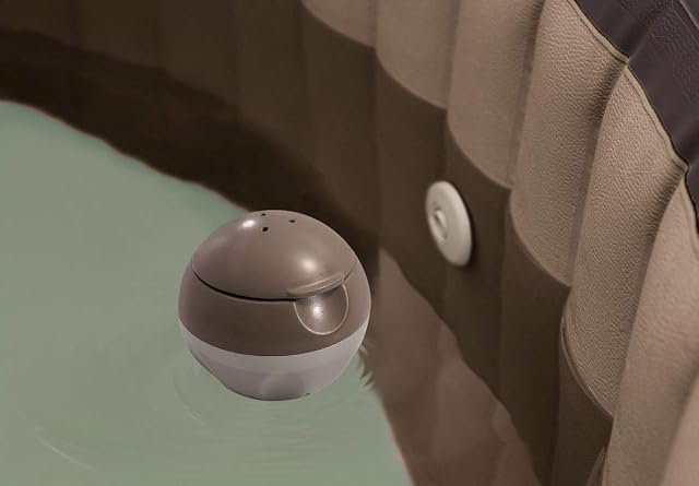 Dispensador flotante de cloro Intex marrón para bañeras hinchables PureSpa