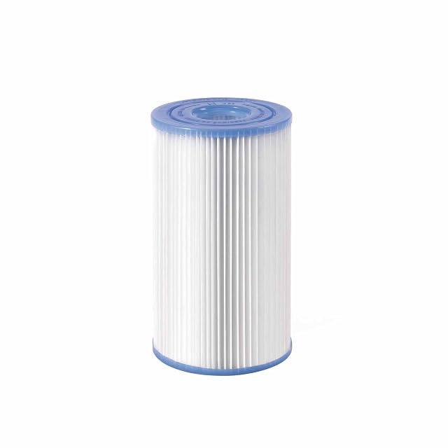 Dos cartuchos filtrantes Intex Pure Spa S2 en fibra Dacron plisada blanca
