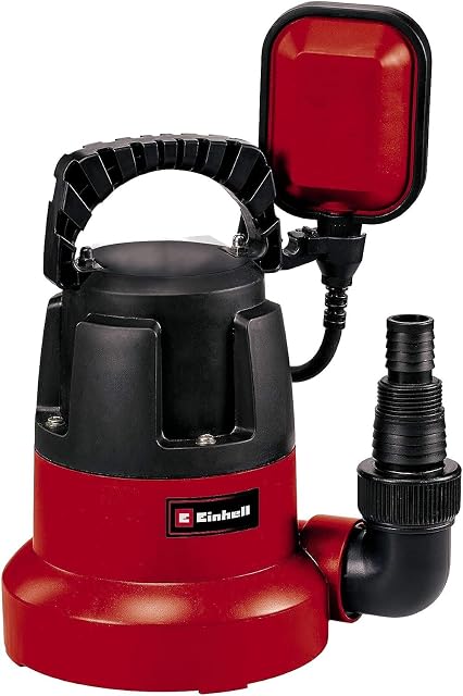 Bomba sumergible de aspiración plana Einhell GC-SP 3580 LL, con un asa de transporte