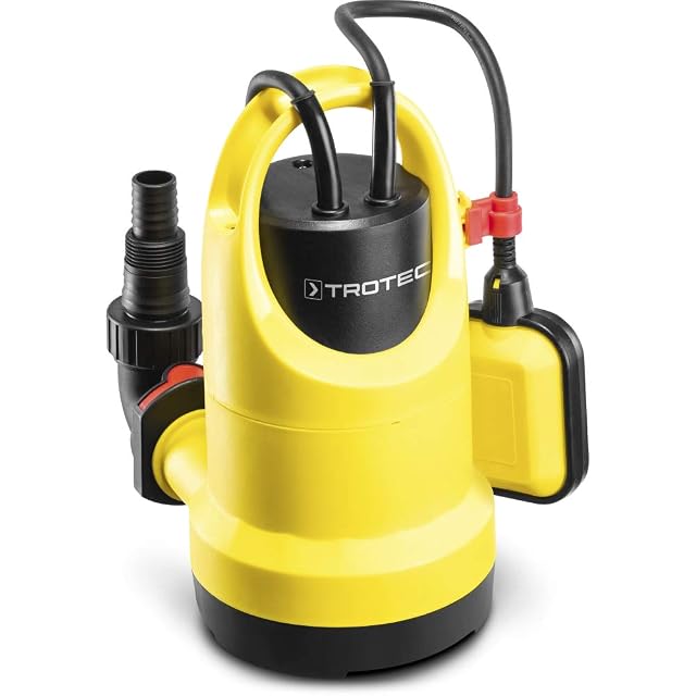 Bomba sumergible para aguas claras TROTEC TWP 4006 E, con un interruptor de flotador
