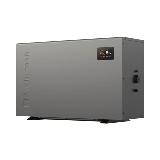 Bomba de calor de piscina con inverter STEINBACH Silent 7, con pantalla táctil e indicador de estado