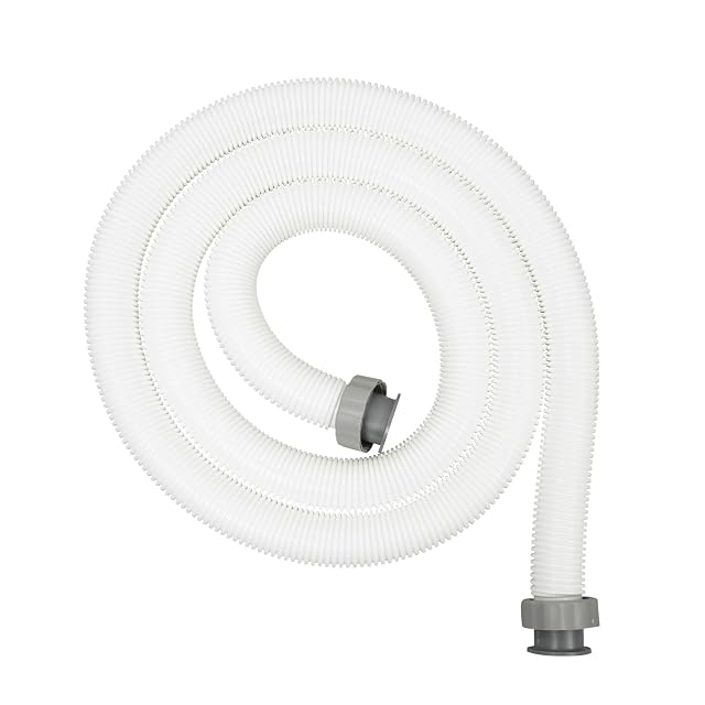 Manguera de piscina universal Bestway de trescientos centímetros en 38 mm con conexiones roscadas en cada extremo
