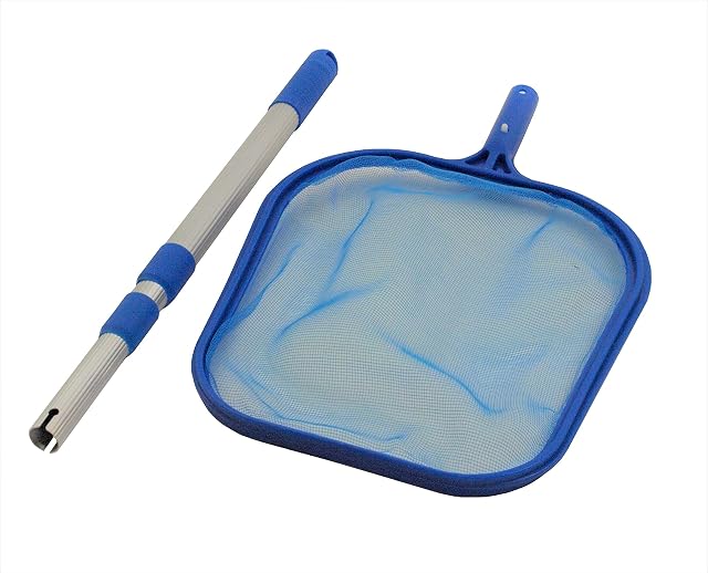 Recogehojas Paradies Pool con mango telescópico de aluminio partido