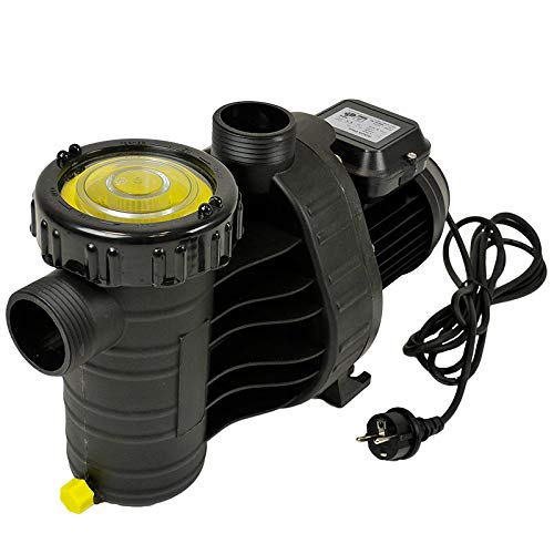 Bomba de filtración autocebante POOL Total Aqua Plus 8, con su cuerpo de prefiltro integrado