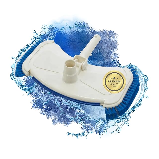 Boquilla de fondo premium Maxorado para limpiafondos de piscina con cepillos laterales dobles
